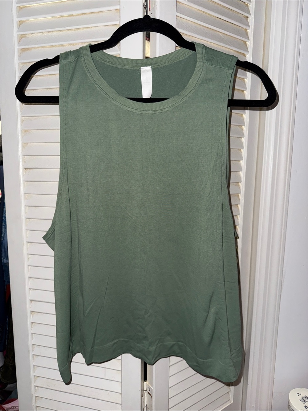 avocado- Olive Green Sleeveless Tank Top